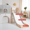 8 in 1 Toddler Slide, Indoor Kids Slide for Toddler 1-3, Indoor Playground with Slide, Basketball Hoop - 4 of 4