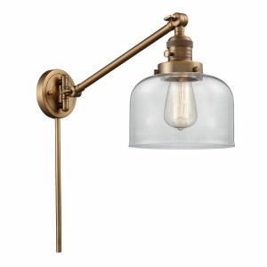 Bell - 1 Light Swing Arm Wall Sconce In Industrial Style-25 Inches Tall and 8 Inches Wide - 1 of 1