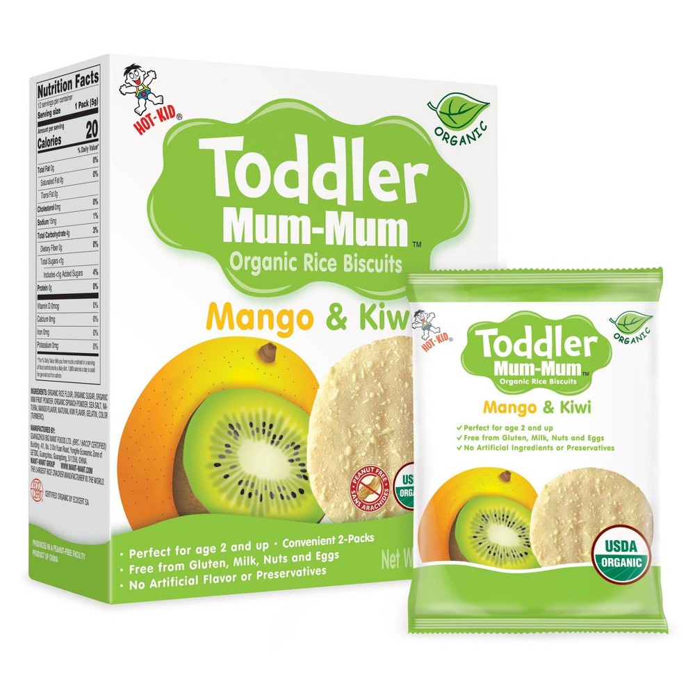 UPC 686352600473 product image for Baby Mum-Mum Rice Biscuits Mango & Kiwi - 2.12oz | upcitemdb.com
