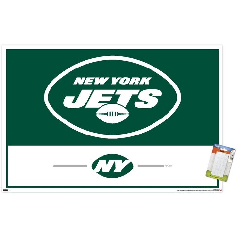 Trends International Nfl New York Jets - Neon Helmet 23 Unframed