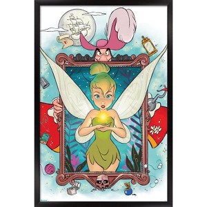 Trends International Disney Tinker Bell - Framed Magic with Hook Framed Wall Poster Prints - 1 of 4