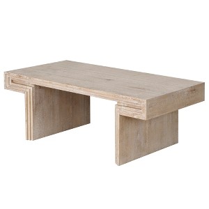 Dexmalle  48" Rectangular Vintage Coffee Table for Living Room - 1 of 4