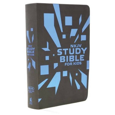 Study Bible for Kids-NKJV - by  Thomas Nelson (Leather Bound)