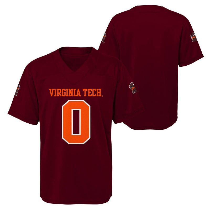 NCAA Virginia Tech Hokies Boys&#39; Short Sleeve Jersey, 1 of 4