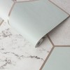 Earthen Mint Green Geometric Paste the Wall Wallpaper - 3 of 4
