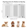 Freestanding Dog Gates,Foldable Dog Fence Indoor Puppy Gate for Stairs,Doorways,Stop Over Fence - 2 of 4