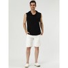 Lars Amadeus Men's Summer Swim Elastic Waistband Drawstring Pockets Patterned Beach Board Shorts - 3 of 4