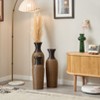 NicBex 3-Piece PVC Floor Vase Set, Decorative Tall Vases for Home Decor, Modern Design Dry Flower/ Branch Holders - 3 of 4