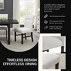 Roundhill Furniture Madison Contemporary Upholstered Dining Chairs, Set of 2, Gray - 3 of 4