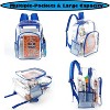 Acoinel Clear Bookbags for School Work College - 4 of 4