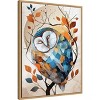 Amanti Art Owl Watercolor Animal Art by Justyna Jaszke Framed Canvas Wall Art - 2 of 4