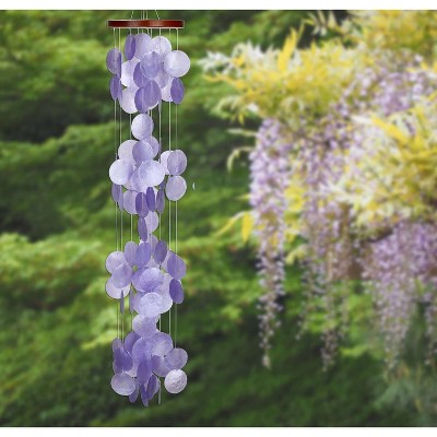 Woodstock Wind Chimes Asli ArtsÃ‚Â® Collection  Capiz Waterfall  40'' Wind Chime