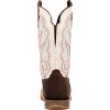 Women's Durango Ventilated Western Boot, DRD0392, White - 4 of 4