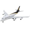 Boeing 747-400F Commercial Aircraft "UPS Worldwide Services" White with Brown Tail 1/400 Diecast Model Airplane by GeminiJets - 2 of 3