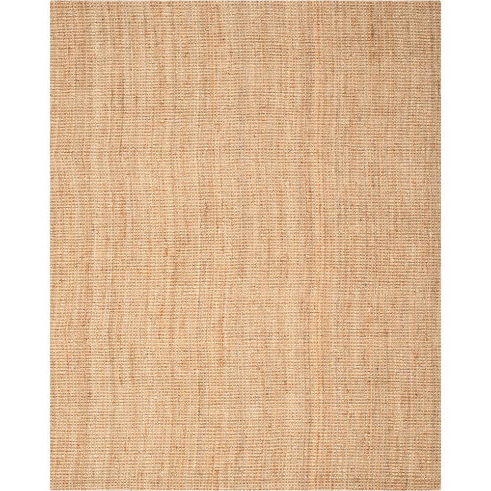9'x12' Solid Woven Area Rug Brown - Safavieh