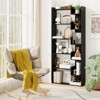 Tangkula 6-tier Bookshelf Bookcase w/ Anti-Tip Kits Home Wood Organizer Free-standing Room Divider Display Shelf - 4 of 4