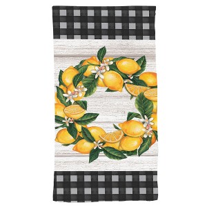 Briarwood Lane Everyday Hand Towel 26x18 Lemon Wreath Hand Towel - 1 of 3