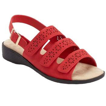 Comfortview Women's Wide Width The Sutton Sandal By Comfortview