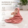 Comfy Cubs Hooded Baby Towels - 6 Layer, 100% Muslin Cotton - Large 32 x 32 Inch, Unisex - 4 of 4