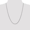 Black Bow Jewelry 1.8mm 14k White Gold Solid Diamond Cut Spiga Chain Necklace - 2 of 4