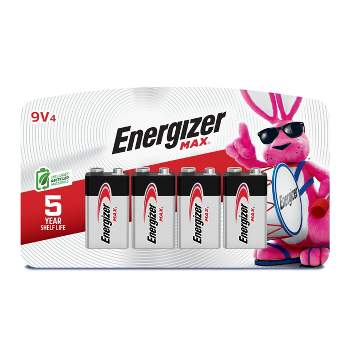 Energizer Max 9V Batteries - 4pk Alkaline Battery