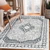 Oriental Vintage Bordered Area Rug - Non-Slip Ultra-Thin Washable Carpet for Living Room, Bedroom, Dining Room & Office - 2 of 4