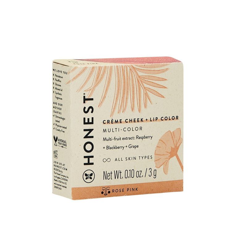 Honest Beauty Crème Cheek + Lip Color with Multi-Fruit Extract - 0.1oz, 6 of 15