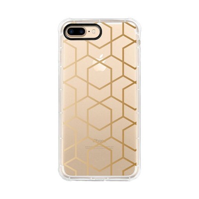 OTM Essentials Apple iPhone 8 Plus/7 Plus/6s Plus/6 Plus Tough Edge Geometrics & Patterns Clear Case
