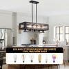 HBEZON 31.5'' Pendant Light, 5-Light Height Adjustable Industrial Metal Chandelier for Kitchen Island, Dining Room, Foyer - 3 of 4