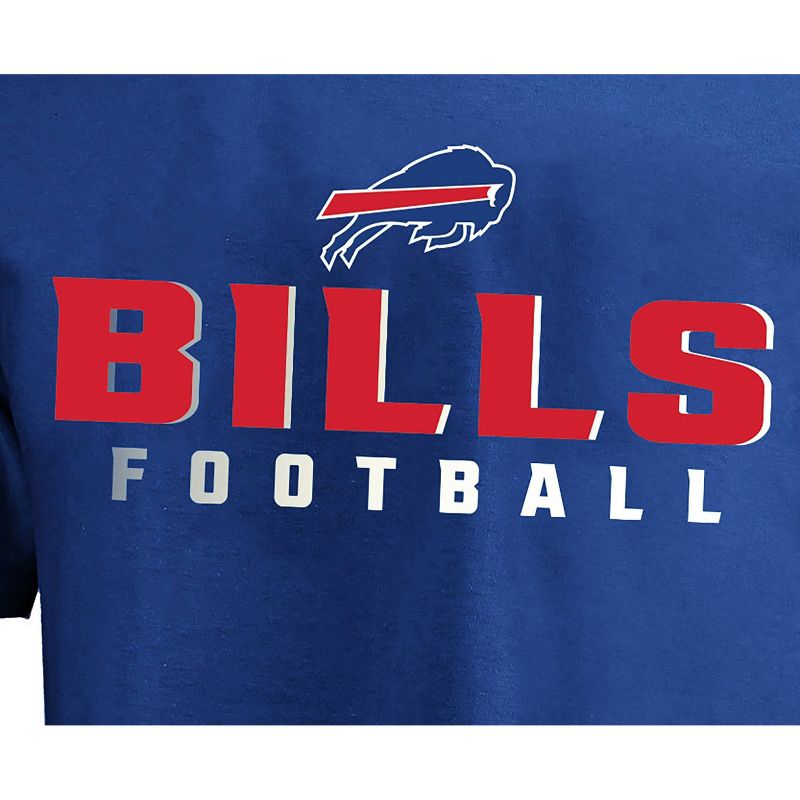 NFL Buffalo Bills Men's Big & Tall Short Sleeve Cotton T-Shirt, 3 of 4