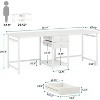 Tribesigns 78.74 Inch Extra Long Desk, Double Desk with 2 Drawers, Two Person Desk Long Computer Desk with Storage Shelves - 3 of 4