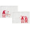 The Lakeside Collection Valentine's Day Whimsical Gnome Printed Tabletop Collection - Set of 2 Placemats 2 Pieces - 3 of 4