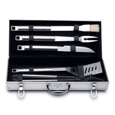 BergHOFF Cubo 6Pc Stainless Steel BBQ Set with Case