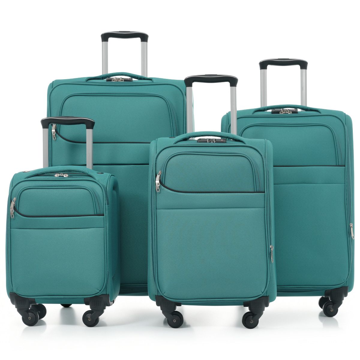 Polibi Ligheweight Expandable Luggage Set of 4, 18"/22"/26"/30" Suitcase with Spinner Wheels, TAS Lock - thumbnail 3