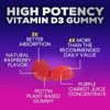 Vitamin D3 Gummies - Extra Strength 125mcg 5000IU Supplement for Adults and Kids - 120 Gummies By Nature's Nutrition - 4 of 4