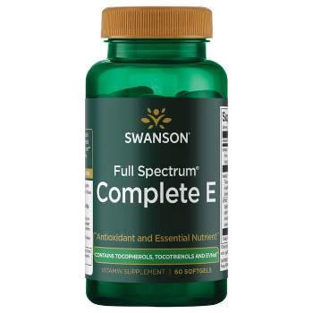 Swanson Vitamin E with Tocotrienols - Full Spectrum 60 Sgels