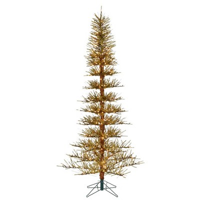 Kurt Adler 7.5-Foot Warm White LED Slim German Layered Tree