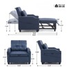 Karl Home |35.04 Inch Wide Single  Sofa Bed - 4 of 4