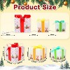 TackView Lighted Gift Box Set of 3 - Large, Medium Small Christmas Decorations with 50 Mini Lights for Indoor/Outdoor Tree Home Party Decor - 2 of 4