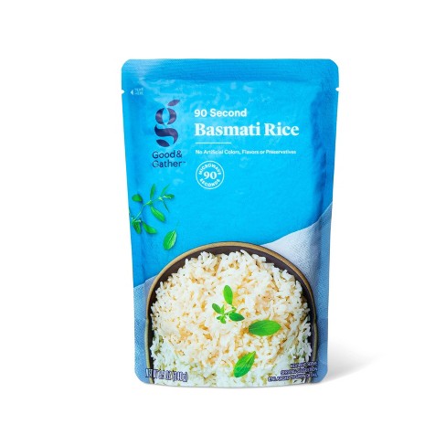 90 Second Basmati Rice Microwavable Pouch - 8.5oz - Good & Gather™ - image 1 of 2