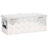 vidaXL Storage Box Silver 23.6 in.x9.3 in.x9.1 in. Aluminum - 4 of 4