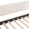 NicBex Twin Size Upholstered Daybed Sofa Bed with Trundle Bed,Wood Slat Support - 4 of 4