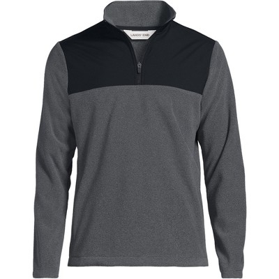 Lands' End Men's Anyweather Fleece Quarter Zip Pullover