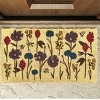 tag 1'6" x 2'6"  Bee Flowers Coir Mat Rectangle Indoor and Outdoor Coir Door Welcome Mat - 3 of 3