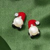 Ross-Simons 7.5-8mm Cultured Pearl and .10 ct. t.w. White Topaz Gnome Earrings With Multicolored Enamel in Sterling Silver - 3 of 4