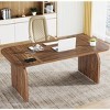 Tribesigns 63-Inch Rectangular Wooden Executive Desk - 2 of 4