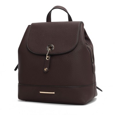 MKF Collection Laura women's Vegan Leather Backpack Bag by Mia K