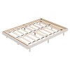 FURNIinspire Beds Modern Minimalist Full Size Bed Frame Floating Platform Bed, Bedroom Furniture, No Box Spring Needed, White, 77.6"*56.1"*10.4" - 2 of 4