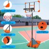 Basketball Hoop System w/Wheels,Height Adjustable Basketball Stand for Teens Adults Indoor Outdoor - 3 of 4