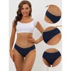 Allegra K Women's Mid-Rise Available in Plus Size Hipster Underwear 3 Packs - image 3 of 4